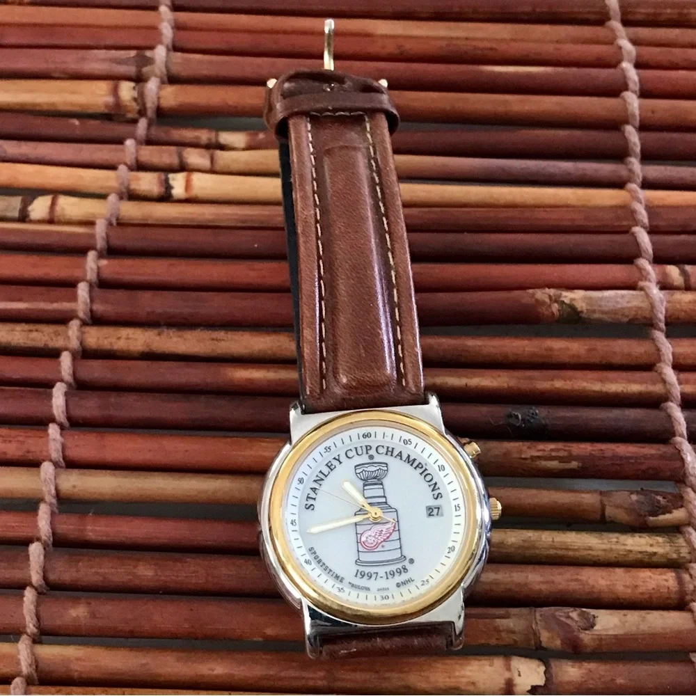 Stanley Cup Champions Watch 1997-1998 Leather strap